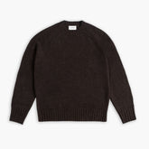 Lodge Sweater | Dark Roast — front view
